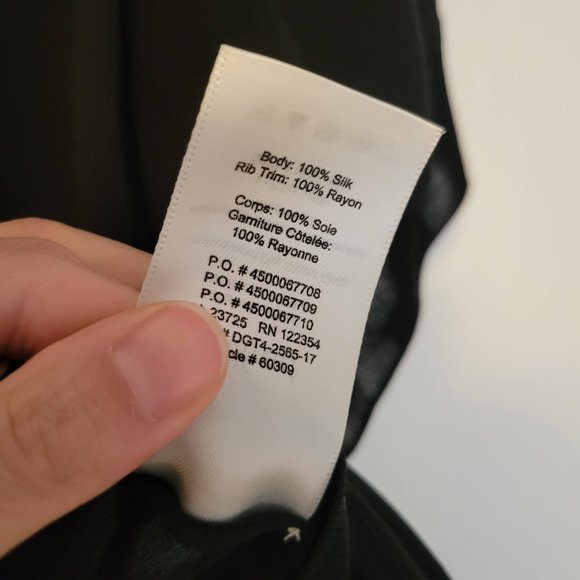 Aritzia Wilfred Apollini Blouse in black - Picture 5 of 7